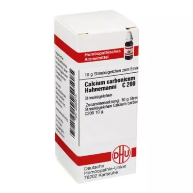 CALCIUM CARBONICUM Hahnemanni C 200 globules, 10 g CALCIUM CARBONICUM Hahnemanni C 200 globules, 10 g