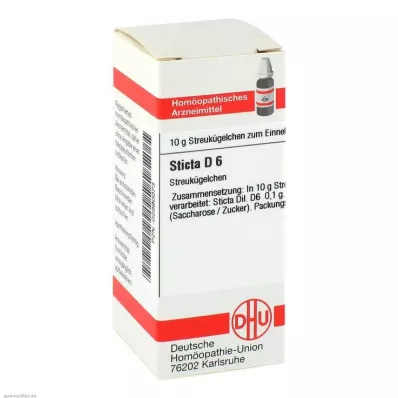 STICTA D 6 globules, 10 g