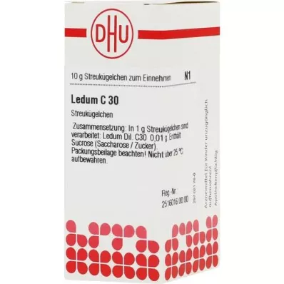 LEDUM C 30 globules, 10 g