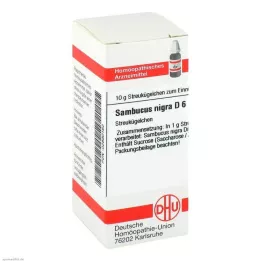 SAMBUCUS NIGRA D 6 globules, 10 g