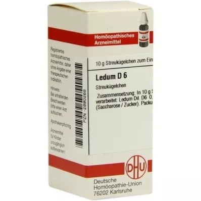 LEDUM D 6 globules, 10 g