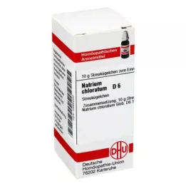 NATRIUM CHLORATUM D 6 globules, 10 g