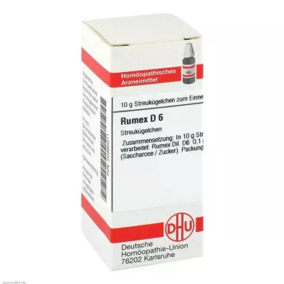 RUMEX D 6 globules, 10 g