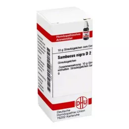 SAMBUCUS NIGRA D 2 globules, 10 g
