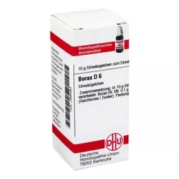 BORAX D 6 globules, 10 g