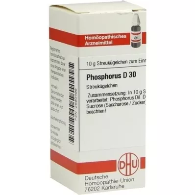 PHOSPHORUS D 30 globules, 10 g