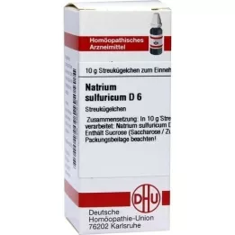 NATRIUM SULFURICUM D 6 globules, 10 g