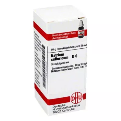NATRIUM SULFURICUM D 6 globules, 10 g