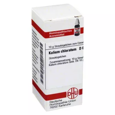 KALIUM CHLORATUM D 6 globules, 10 g