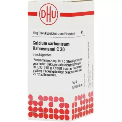 CALCIUM CARBONICUM Hahnemanni C 30 globules, 10 g