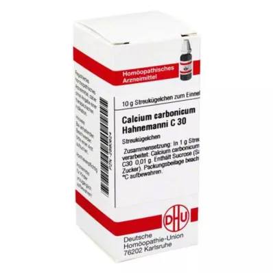 CALCIUM CARBONICUM Hahnemanni C 30 globules, 10 g CALCIUM CARBONICUM Hahnemanni C 30 globules, 10 g