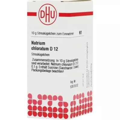 NATRIUM CHLORATUM D 12 globules, 10 g