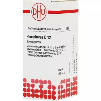 PHOSPHORUS D 12 globules, 10 g