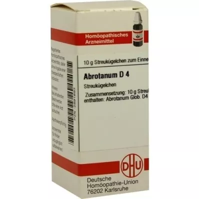 ABROTANUM D 4 globules, 10 g