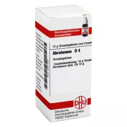 ABROTANUM D 4 globules, 10 g