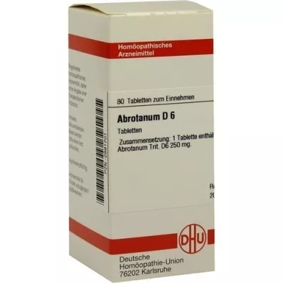 ABROTANUM D 6 tablets, 80 pc