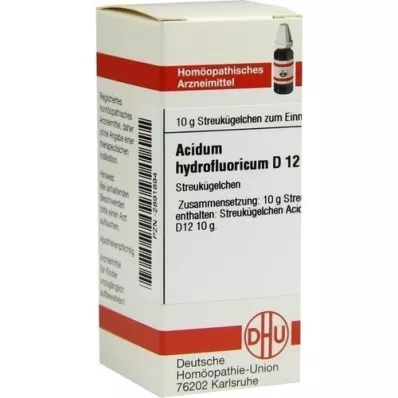 ACIDUM HYDROFLUORICUM D 12 globules, 10 g