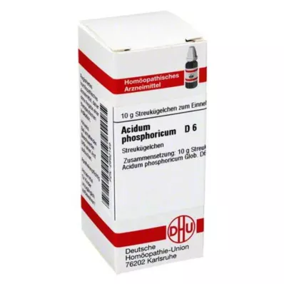 ACIDUM PHOSPHORICUM D 6 globules, 10 g
