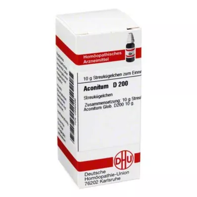 ACONITUM D 200 globules, 10 g ACONITUM D 200 globules, 10 g