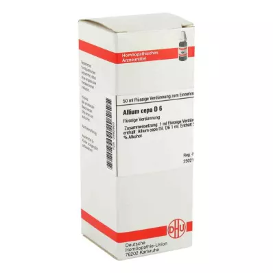 ALLIUM CEPA D 6 Dilution, 50 ml ALLIUM CEPA D 6 Dilution, 50 ml