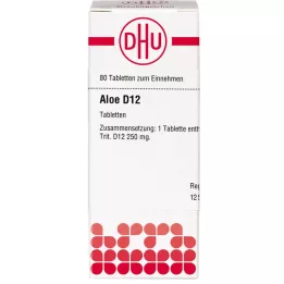 ALOE D 12 tablets, 80 pc