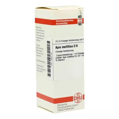 APIS MELLIFICA D 8 dilution, 20 ml APIS MELLIFICA D 8 dilution, 20 ml