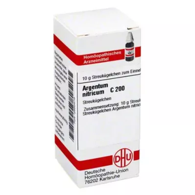 ARGENTUM NITRICUM C 200 globules, 10 g