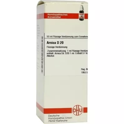 ARNICA D 20 dilution, 50 ml
