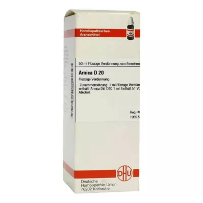 ARNICA D 20 dilution, 50 ml