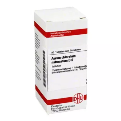 AURUM CHLORATUM NATRONATUM D 6 tablets, 80 pc AURUM CHLORATUM NATRONATUM D 6 tablets, 80 pc