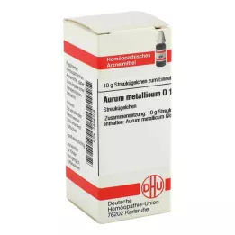 AURUM METALLICUM D 10 globules, 10 g