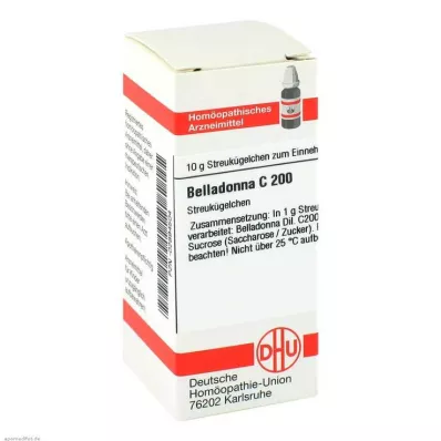 BELLADONNA C 200 globules, 10 g BELLADONNA C 200 globules, 10 g