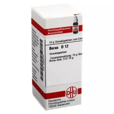 BORAX D 12 globules, 10 g
