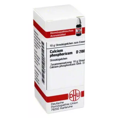 CALCIUM PHOSPHORICUM D 200 globules, 10 g CALCIUM PHOSPHORICUM D 200 globules, 10 g