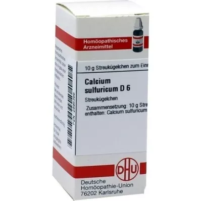 CALCIUM SULFURICUM D 6 globules, 10 g