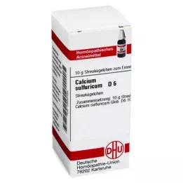 CALCIUM SULFURICUM D 6 globules, 10 g