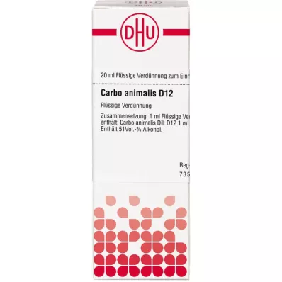 CARBO ANIMALIS D 12 Dilution, 20 ml