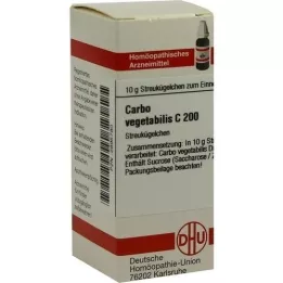 CARBO VEGETABILIS C 200 globules, 10 g