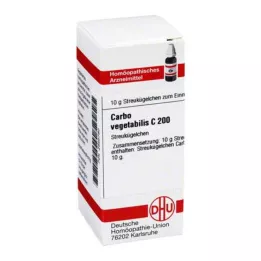 CARBO VEGETABILIS C 200 globules, 10 g