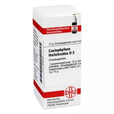 CAULOPHYLLUM THALICTROIDES D 3 globules, 10 g CAULOPHYLLUM THALICTROIDES D 3 globules, 10 g