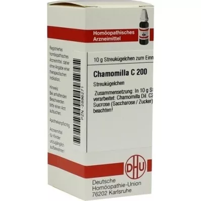 CHAMOMILLA C 200 globules, 10 g