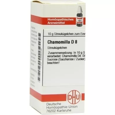 CHAMOMILLA D 8 globules, 10 g