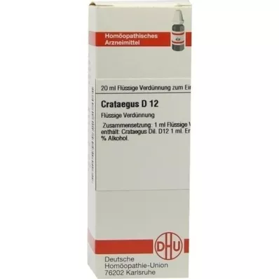CRATAEGUS D 12 Dilution, 20 ml