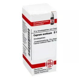 CUPRUM ACETICUM D 6 globules, 10 g