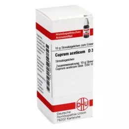 CUPRUM ACETICUM D 30 globules, 10 g