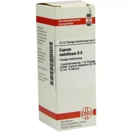 CUPRUM METALLICUM D 6 Dilution, 20 ml