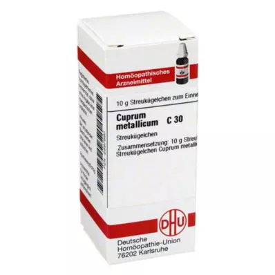 CUPRUM METALLICUM C 30 globules, 10 g CUPRUM METALLICUM C 30 globules, 10 g
