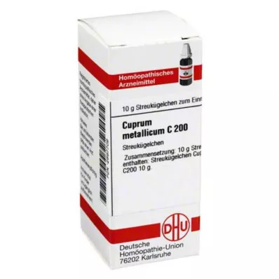 CUPRUM METALLICUM C 200 globules, 10 g CUPRUM METALLICUM C 200 globules, 10 g