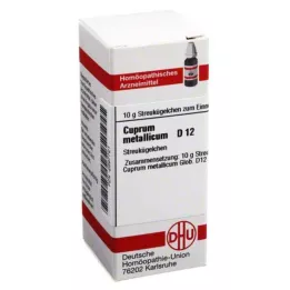 CUPRUM METALLICUM D 12 globules, 10 g
