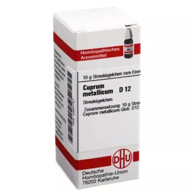CUPRUM METALLICUM D 12 globules, 10 g CUPRUM METALLICUM D 12 globules, 10 g